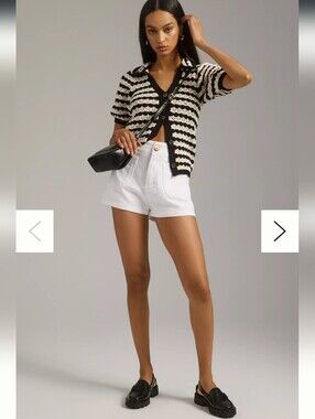 Anthropologie Maeve Colette Denim High-Rise Shorts Size 29 New!!!